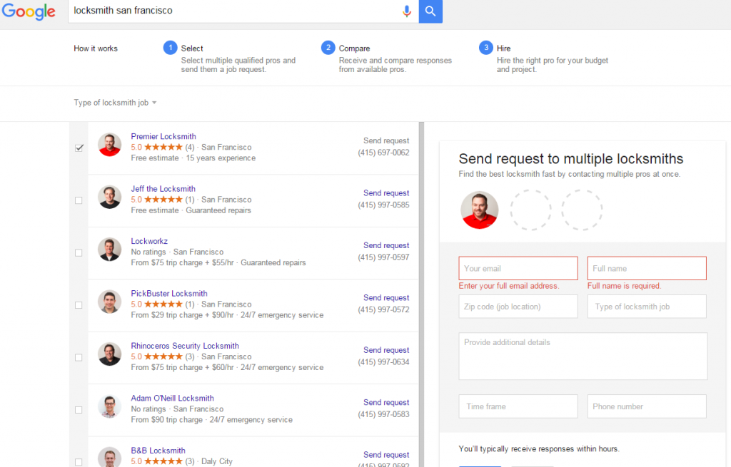 adwords home service ads request2