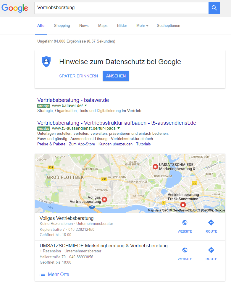 google local 2pack 1