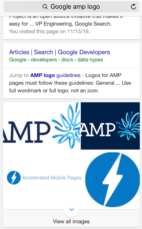 block google amp ios
