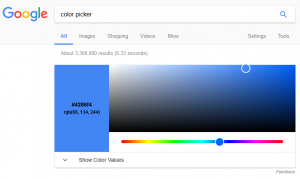 google color picker